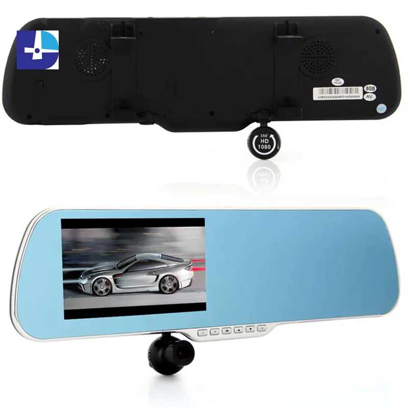 2016 Обновление 5.0 дюймов android сенсорный зеркало заднего вида автомобиля камера gps