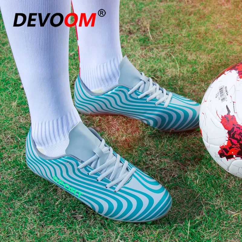 Женские длинные шипы и короткие футбольные бутсы унисекс chuteiras de futebol кроссовки