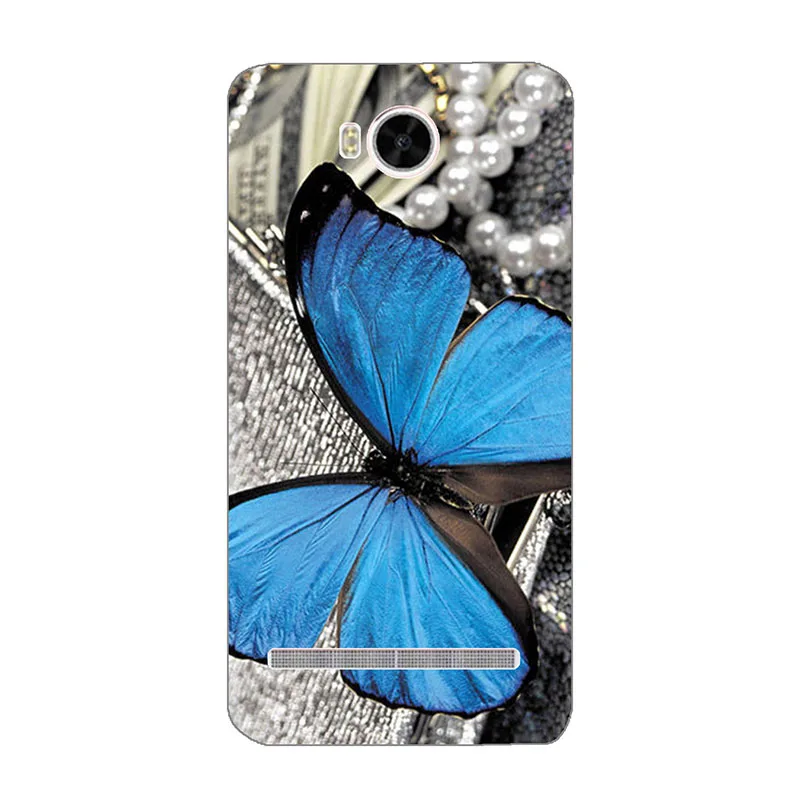 Cute Fashion Flower Case For Huawei Y3 2 Y3II-U22 LUA-U22 Lua-L21 Cases Pattern Printed Phone Cover Fundas Matte Animal Shell | Мобильные