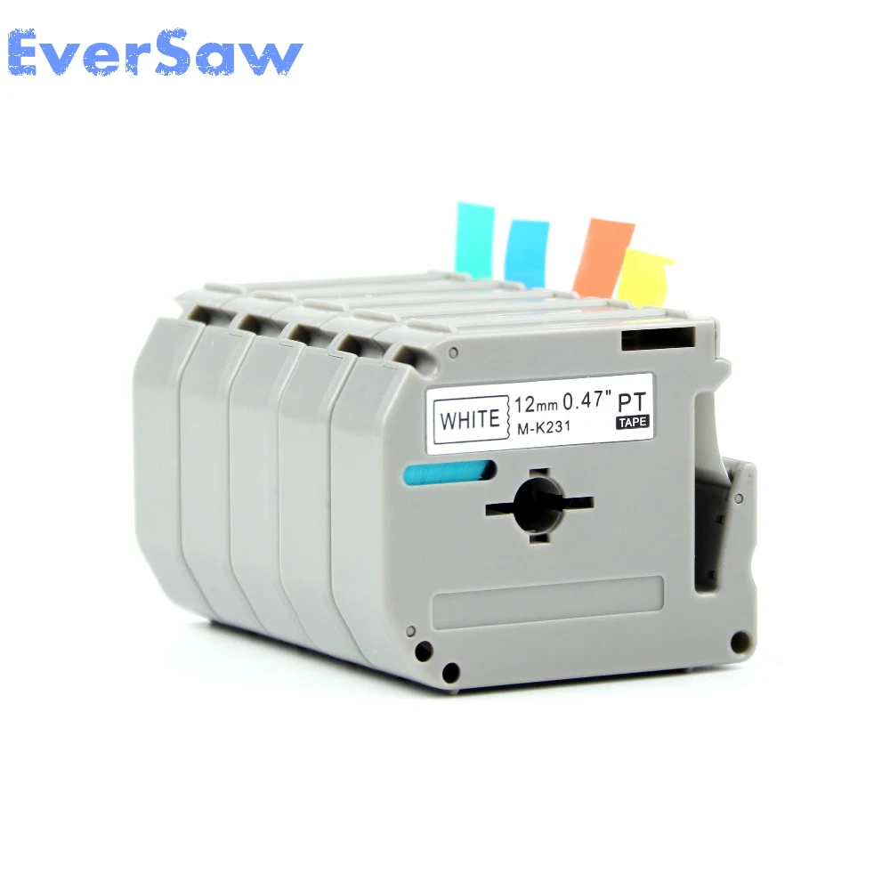 120pcs/lot New compatible M tape label M-K231 MK231 M231 K231 MK-231 for ptouch printer pt-65 pt-70 pt-80 etc | Компьютеры и офис