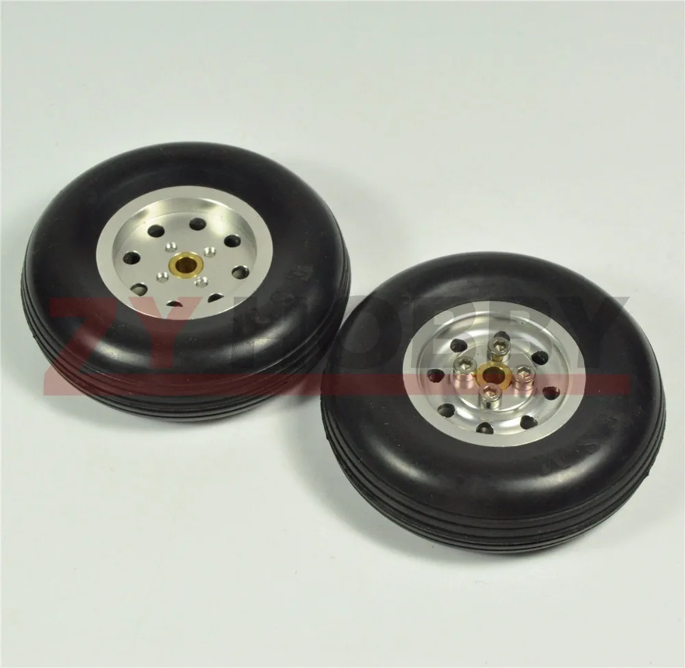 1 пара 3 5 дюймовые твердые резиновые колеса с Alu Hub &quotдля RC Airplane H25mm NEW|rubber wheel|wheel for rc
