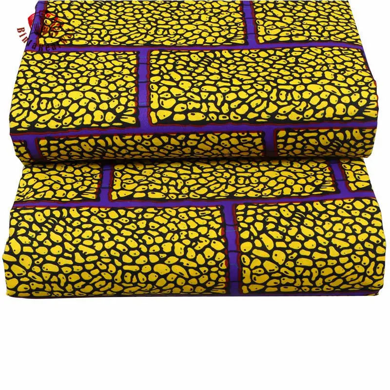 Новая ткань из полиэстера с восковым принтом 2021 настоящая восковая Анкары бинта