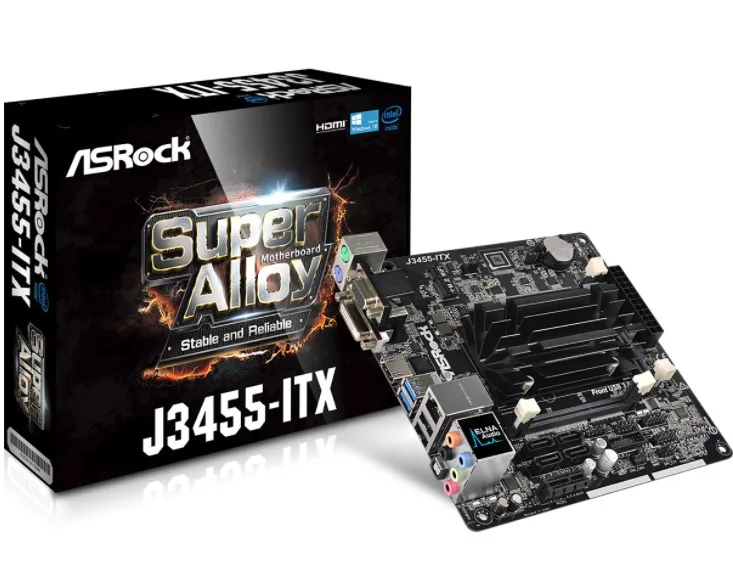 Новая мини-интегрированная материнская плата ASRock четырехъядерный процессор NAS |