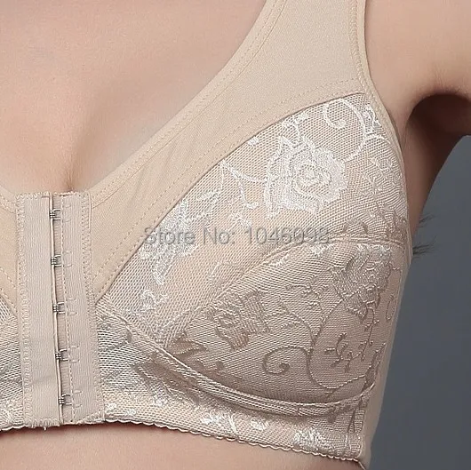 Хлопковый бюстгальтер с чашками пуш ап и 5 кнопками|bra photo|underwear womenbra 34d |