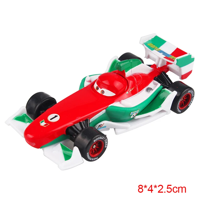 Disney Pixar Cars 2 3 Lightning McQueen Mater Jackson Storm Ramirez 1:55 литая под давлением модель автомобиля из металлического сплава рождественские детские игрушки подарки - Цвет: Francesco