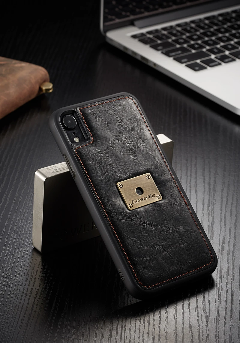 Для IPhone 11 Pro XS Max 7 8 Plus чехол для телефона винтажный флип-чехол из натуральной кожи Магнитный чехол для IPhone X XS Max XR 11Pro