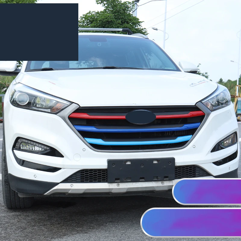 Передняя Автомобильная Декоративная полоса промежуточная чистая декоративная