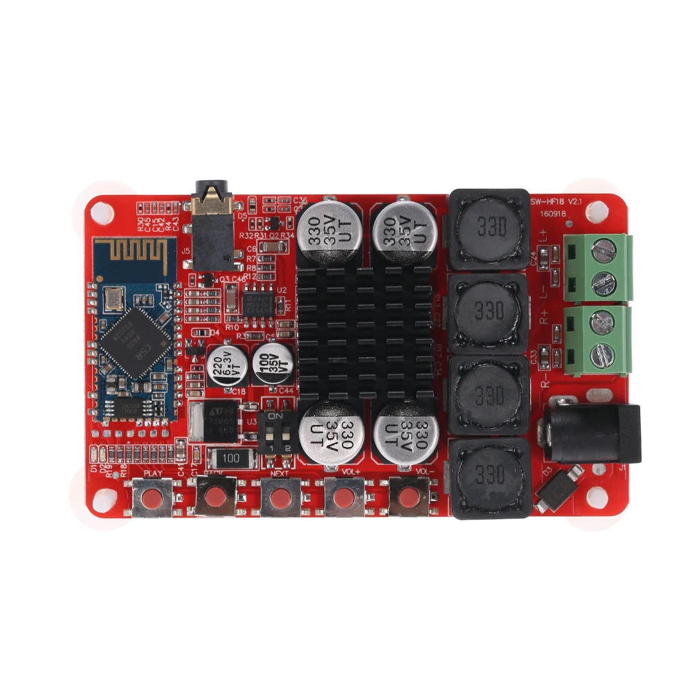 

TDA7492 50W+50W 2-channel Audio Receiver Wireless Bluetooth Power Amplifier Board 4.0 Stereo Digital Power Amplifier Module