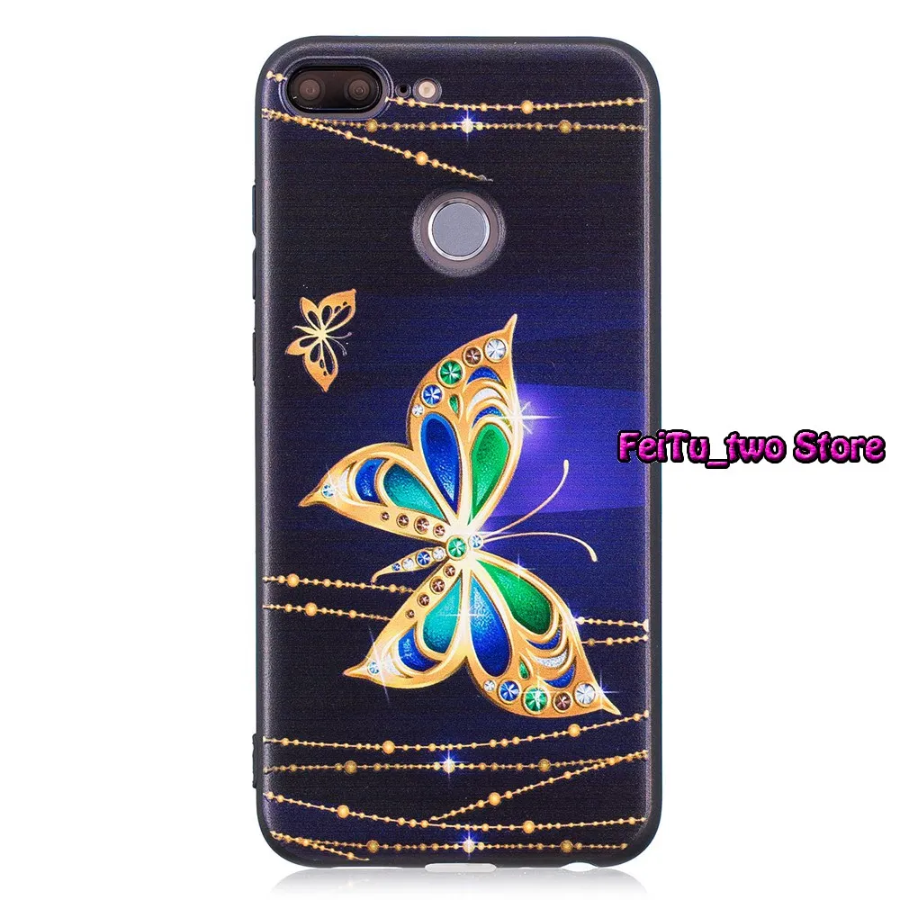 Emboss TPU Case for Huawei Honor 9 Lite Dual LLD-L31 LLD-L22A LLD-L22 Honor9 LLD L31 L22A L22 Soft Silicone Phone Cover |