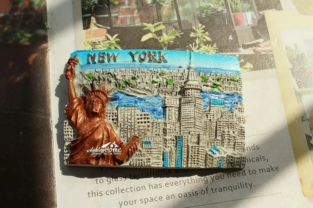 США Нью Йорк Статуя Свободы туристический ТУРИСТИЧЕСКИЙ СУВЕНИР 3D каучуковый