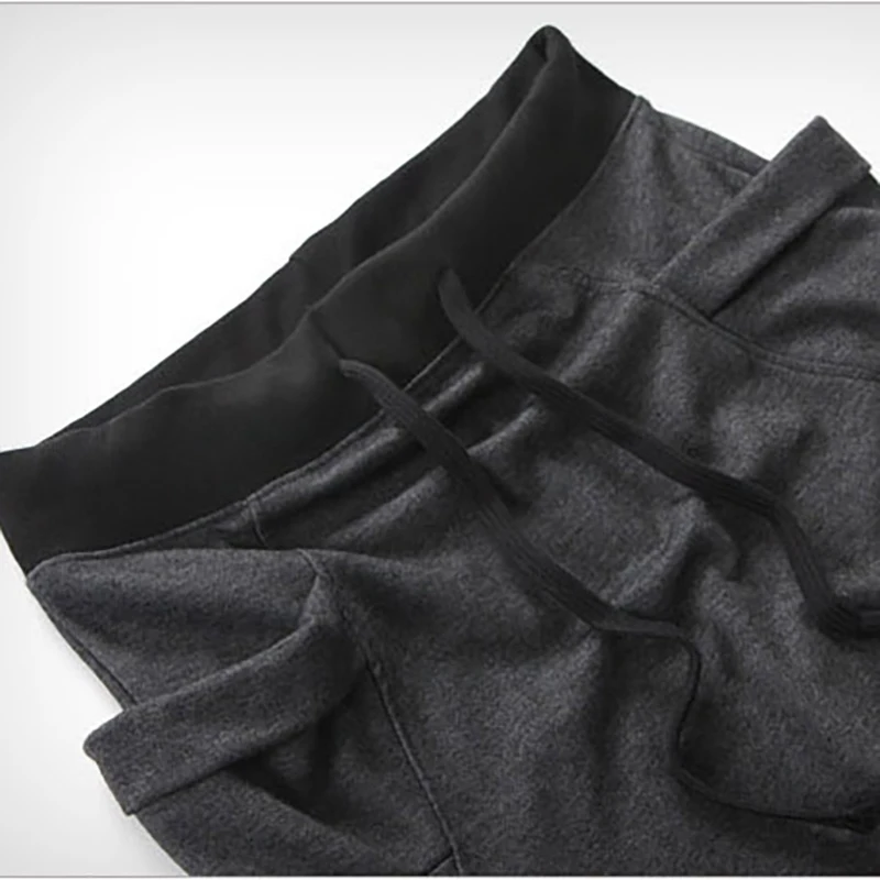 Брюки мужские повседневные в стиле хип хоп штаны султанки с большими карманами