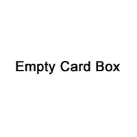 50 pcs empty card box high quality magic accessory for magician make their own magic tricks