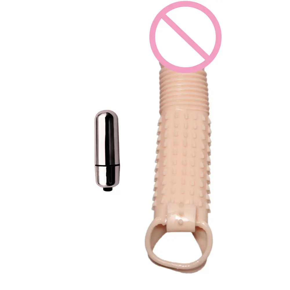 Тройной вибратор презерватив пенис крышка Bold многоразовые для задержки