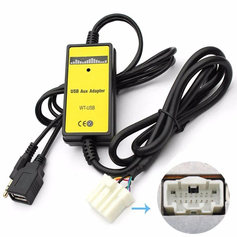 Автомобильный MP3 USB AUX адаптер VEHEMO 3 5 мм Интерфейс CD для A2 A4 A6 S6 A8 dapter Connect Digital Changer