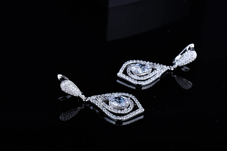 2015 китайский топ дизайн новейший AAA CZ висящие сережки GLE4649 | Украшения и