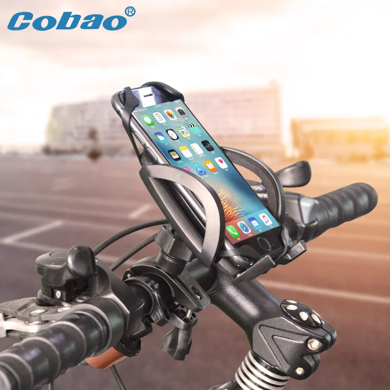 Cobao Bicycle Phone Holder Handlebar Bike 360 Adjustable Motorcycle For iPhone Samsung Huawei Xiaomi | Мобильные телефоны и