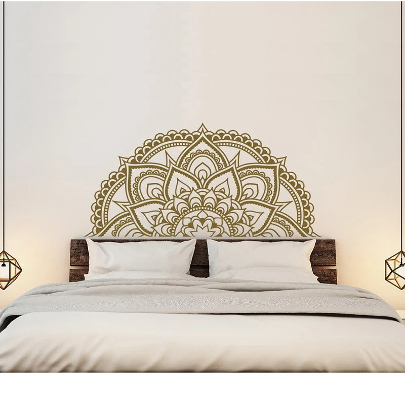 Настенный декор для спальни наклейка Мандала Master автомобиля с полумандалой на