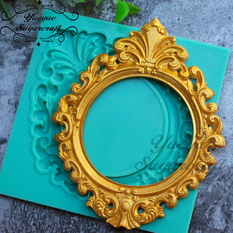 Yueyue Sugarcraft рамка силиконовая форма помадка для украшения торта инструменты