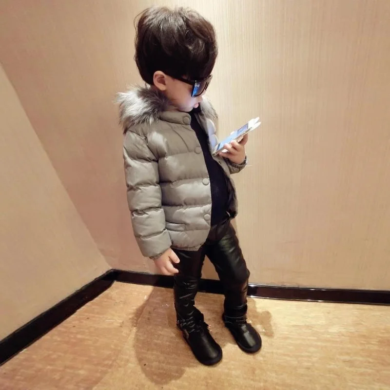 Новая хлопковая стеганая куртка для мальчиков детское зимнее теплое пальто