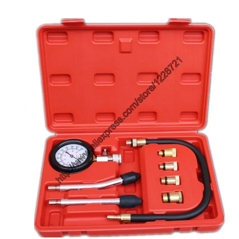 Бензиновый газовый двигатель цилиндр компрессионный Манометр тестер комплект
