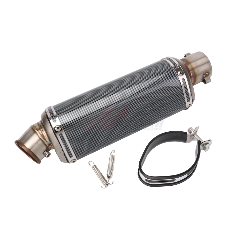 51mm Modified Motorcycle Exhaust Pipe Muffler CBR CB400 CB600 Z750 Z800 TMAX530 MT07 GY6 | Автомобили и мотоциклы