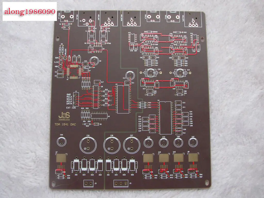DIYERZONE Hifi форума на годовщину 10 TDA1541 DAC декодер плата без печатной платы|Усилители