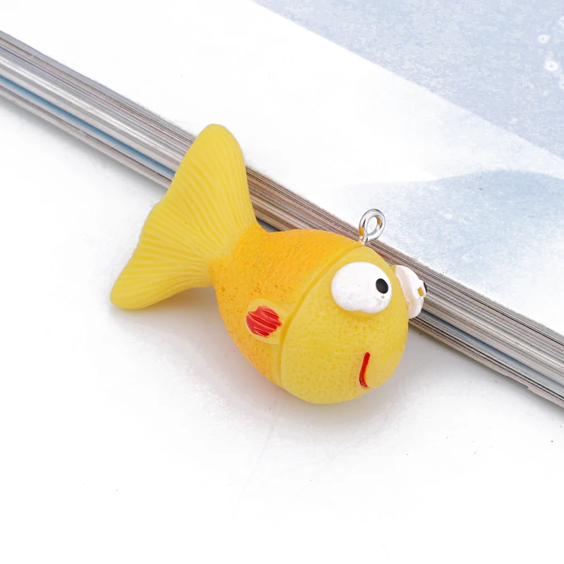 3 шт. милые детские игрушечные брелоки с имитацией рыбы животных Diy ювелирное