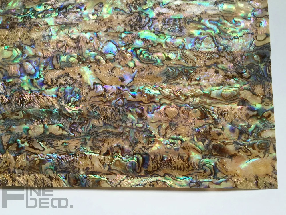 Ламинированный лист paua из Новой Зеландии с абалоновой оболочкой для музыкальных