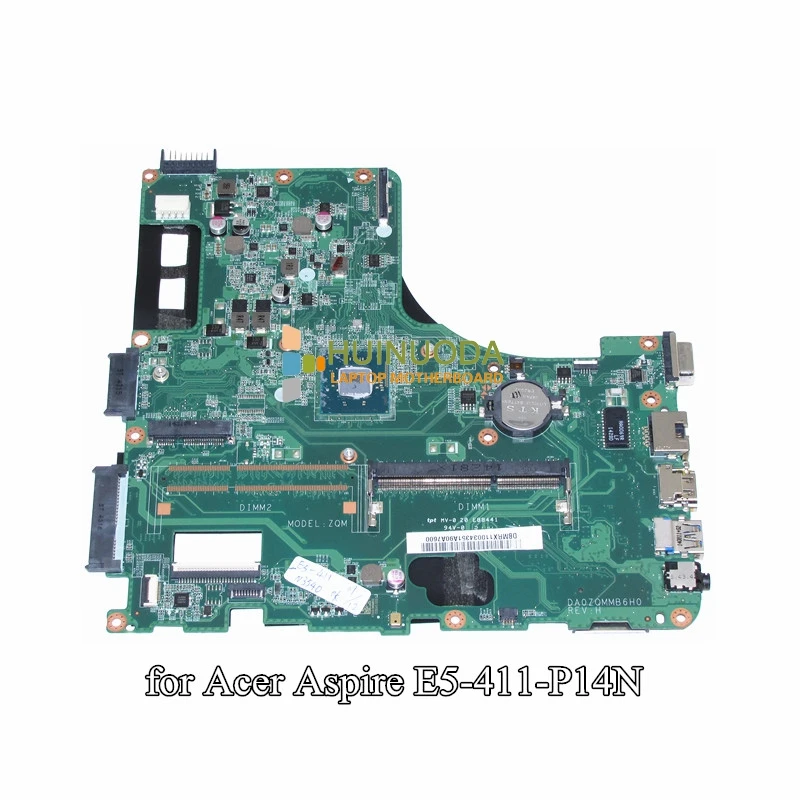 NOKOTION DA0ZQMMB6H0 DBMRX11003 дБ. MRX11.003 для acer Asipre E5-411 материнская плата для ноутбука процессор на плате DDR3 NBMLQ11009 NBMLQ110096
