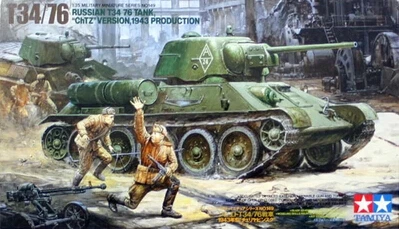 Тамия 1/35 Танк 35149 русский T34 76 пластиковая сборка модель комплект масштаб Модель