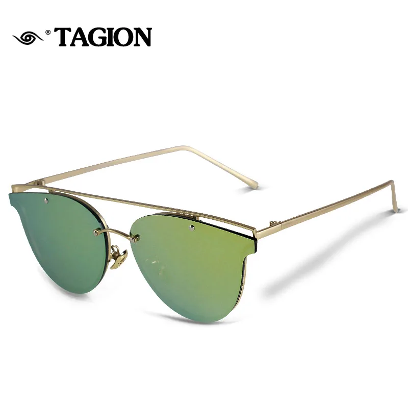 TAGION горячая Распродажа Модные солнцезащитные очки женские кошачий глаз 6839 |