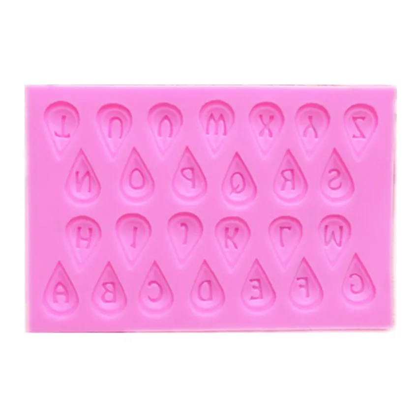 Послушание силиконовые формы письма шоколад Fimo глины конфеты Fondant украшения