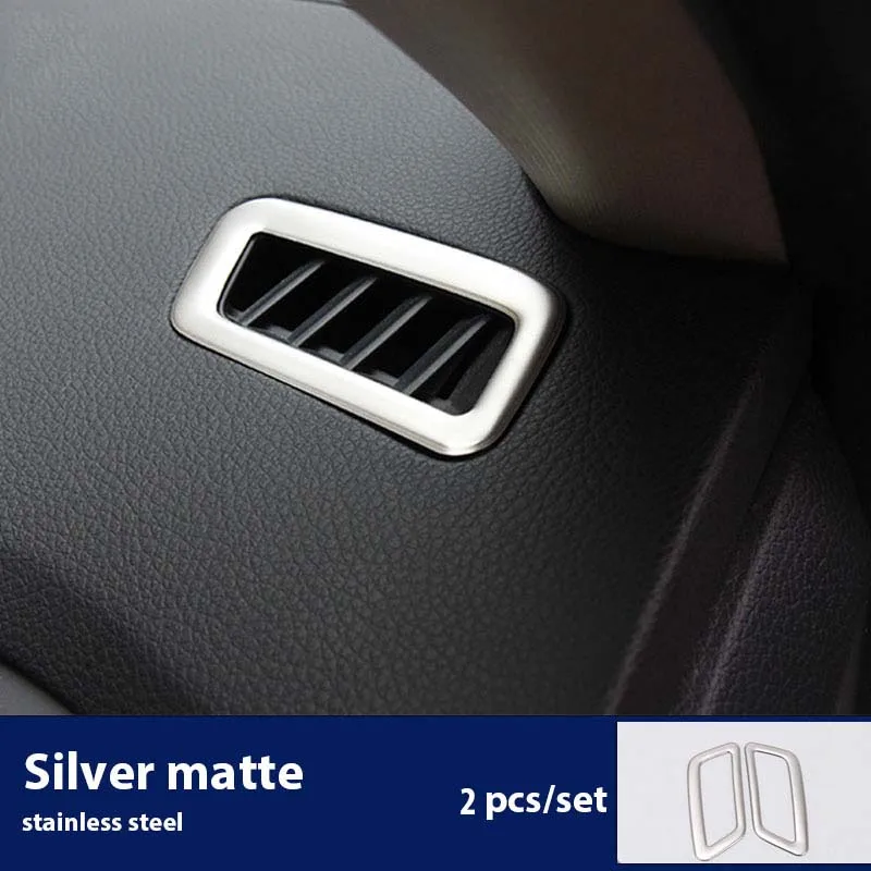 

Накладка на вентиляционное отверстие автомобиля из нержавеющей стали, декоративная рамка для x-trail xtrail Rogue t32 2014-2020, автомобильные аксессуары