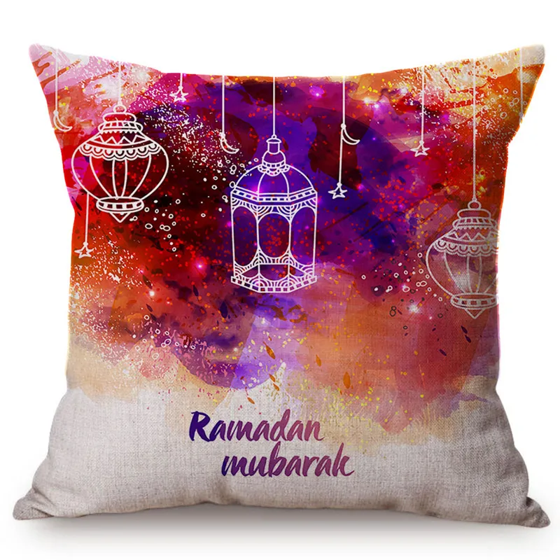 Мусульманский акварельный дизайн ИД Рамадан домашний декоративный диван