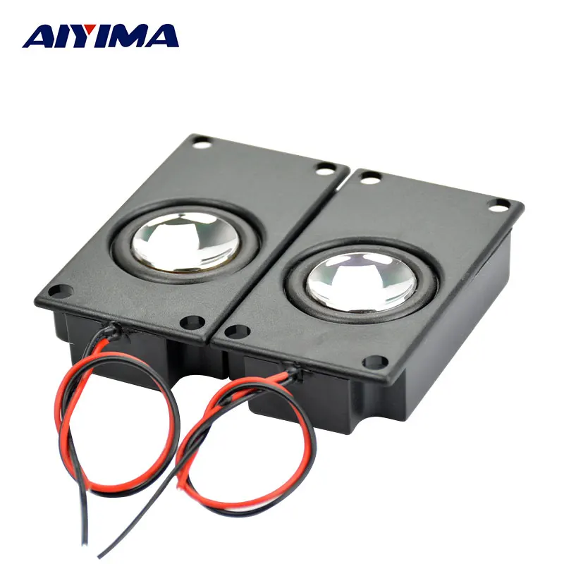 

AIYIMA 2Pcs 4 ohm 3W Audio Portable Speakers 3870 Box Speaker DIY Mini TV Speakers