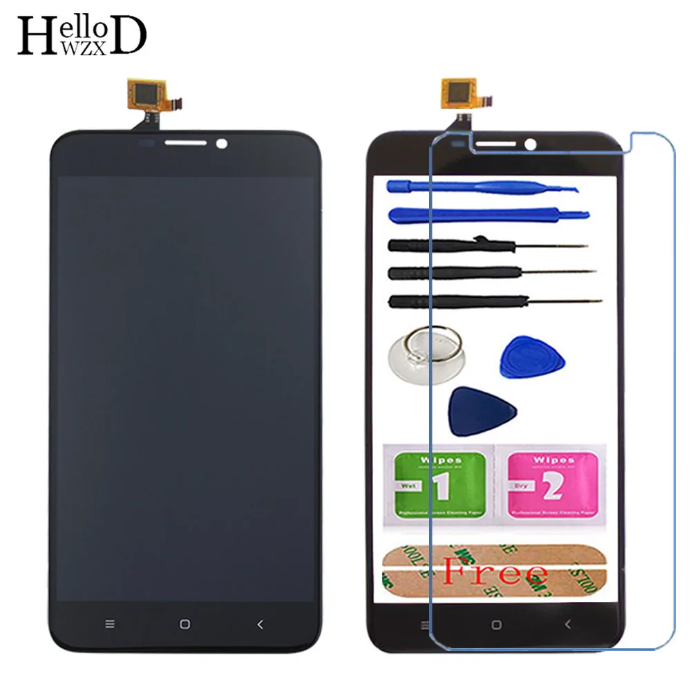 

5.5'' Mobile Phone Touch Panel Front For Oukitel U20 Plus Touch Screen Glass LCD Display Digitizer Panel Lens Sensor Tools