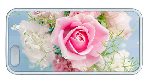 Free Shipping Hipster for iPhone 5 covers best pink rose bouquet 5/5S |