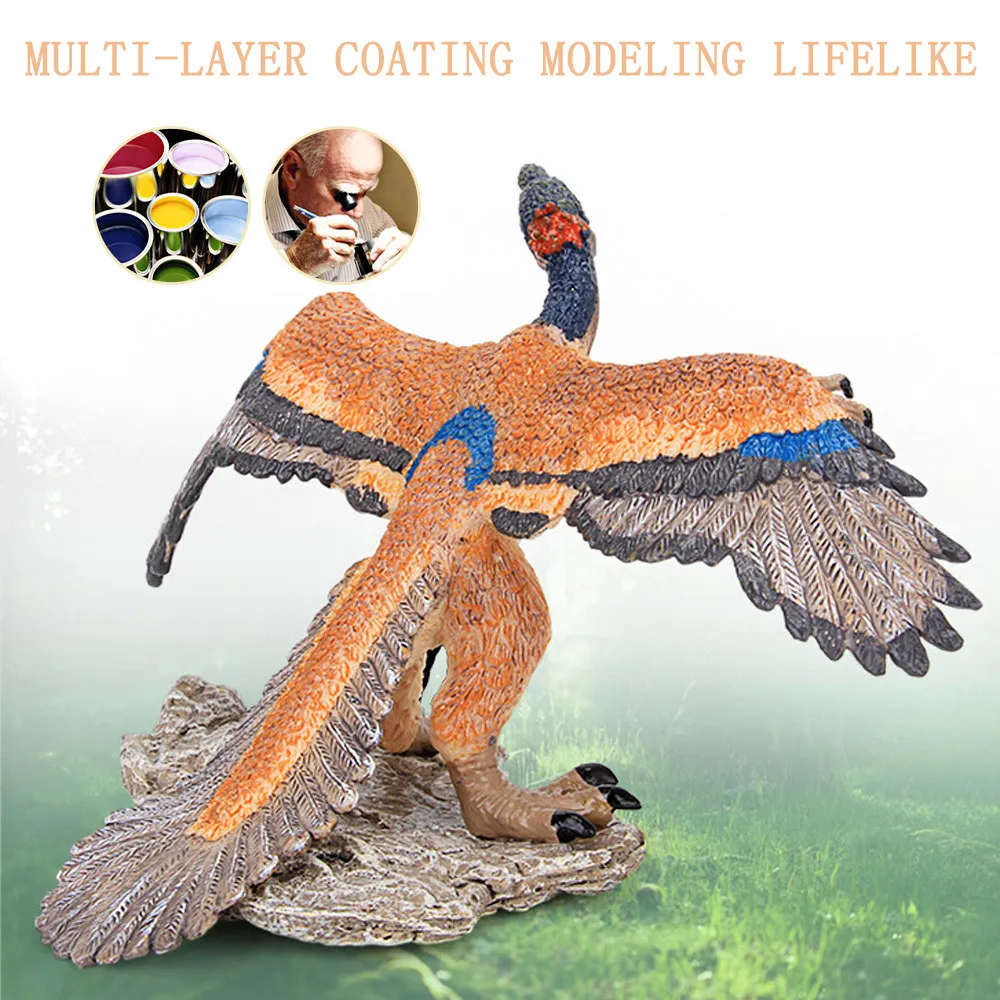 Игрушки Динозавры Многоцветный Обучающие игрушки для детей Археоптерикс модель