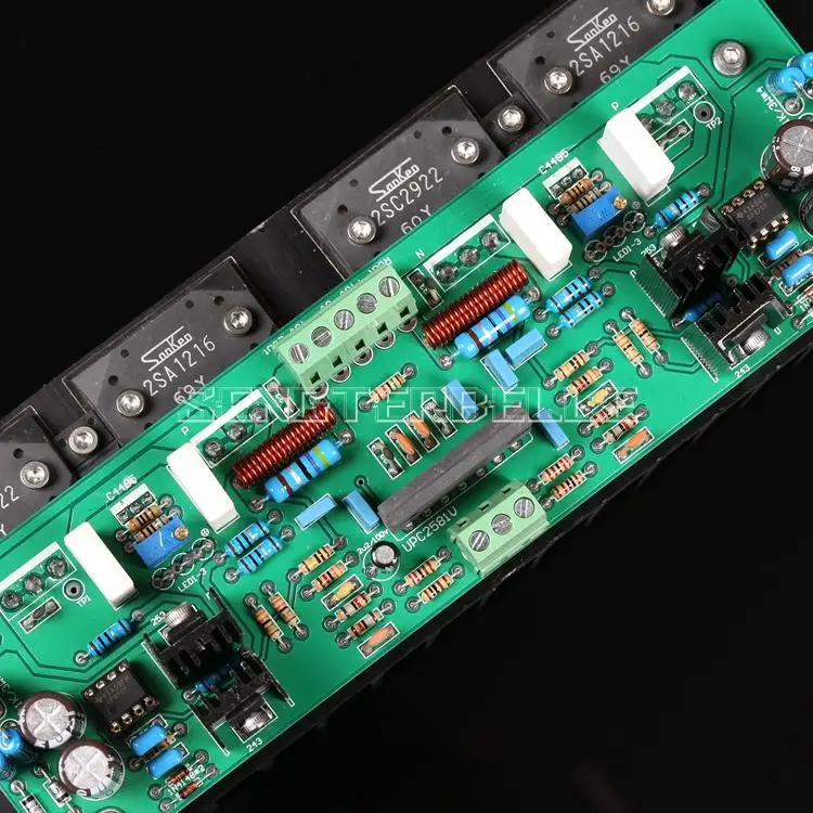 UPC2581V Push 2SC2922/2SA12161 стерео HiFi 50 Вт* 2 Мощность усилитель Ассамблея Совета