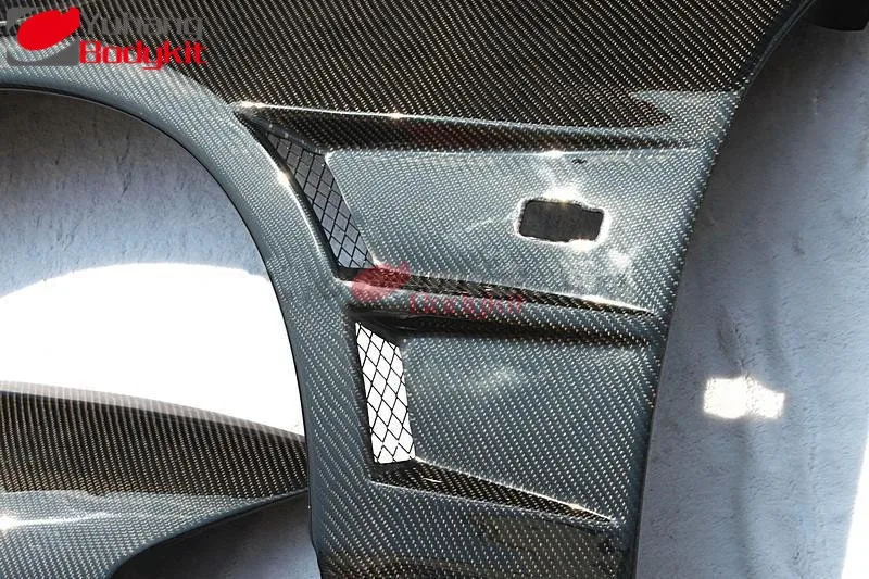 Hot Sell Vented Front Fender For Skyline R33 GTS Spec 1 BN-Style Carbon Fiber CF +30MM |