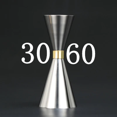 Silver 30-60ml Горячие продажи японский стиль из нержавеющей стали Jigger барные меры барные инструменты барные аксессуары - Цвет: Silver 30-60ml