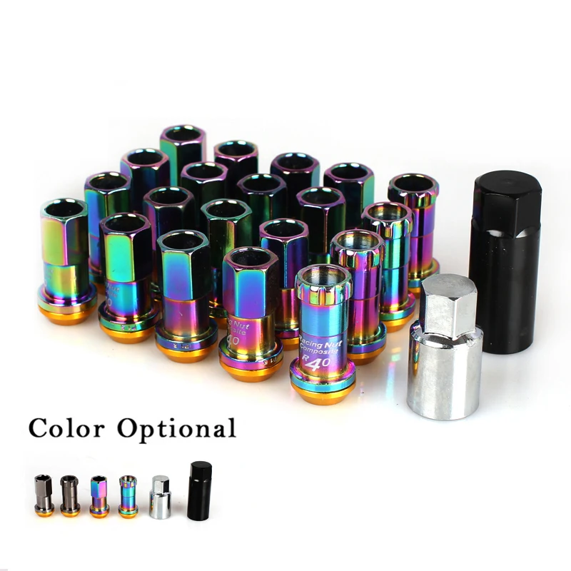 Jqtuning R40 Стиль проект Kics гонки композитный Сталь Anti Theft Racing Wheel орехи автомобиль theft