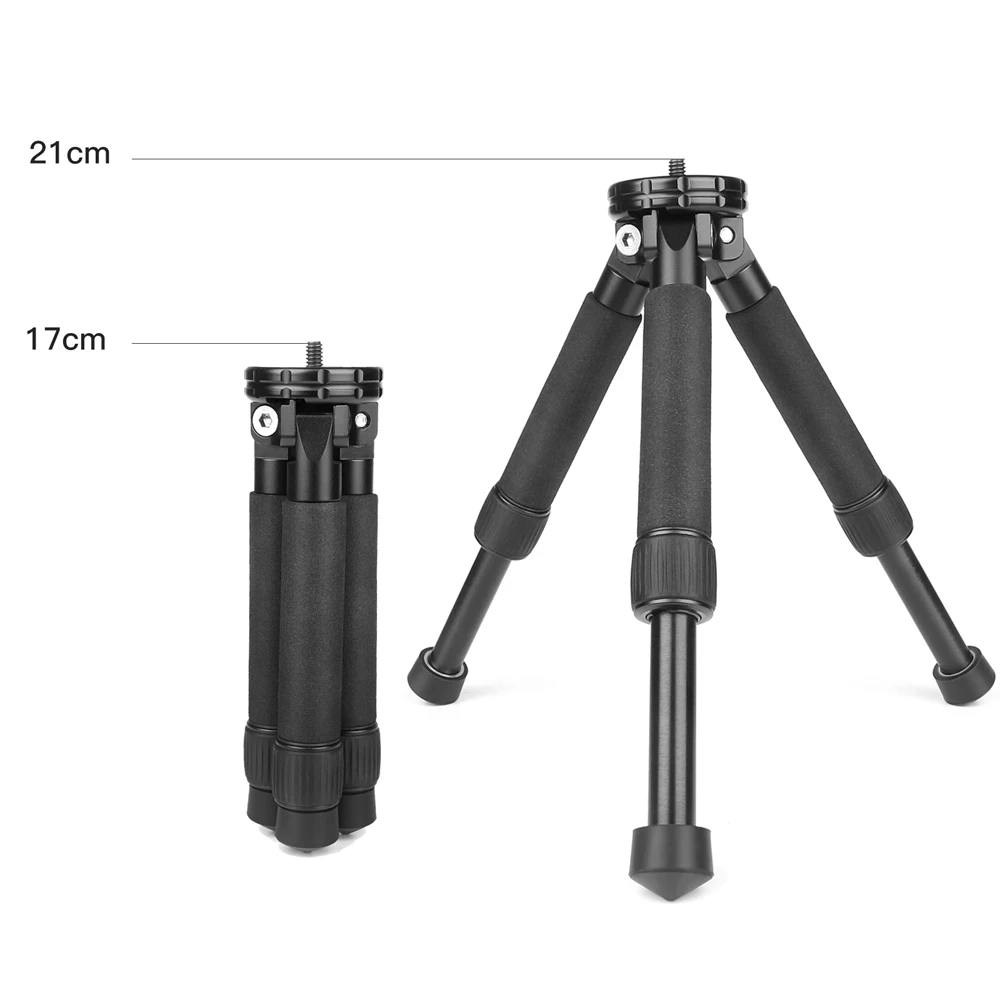 Настольный мини-штатив из алюминиевого сплава для камеры Canon, Nikon, sony, DSLR, легкий Настольный Штатив с шаровой головкой