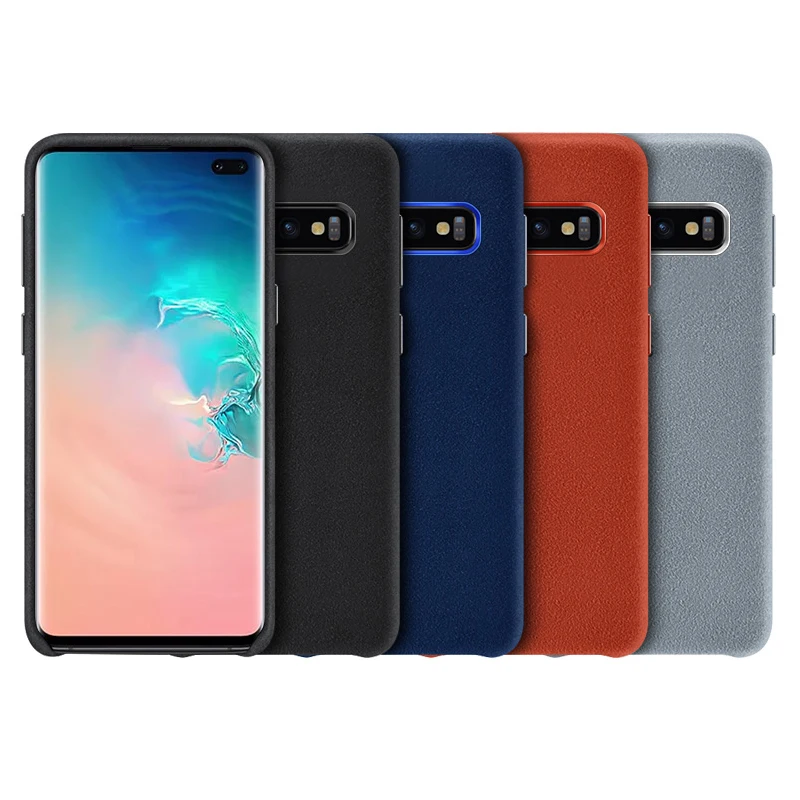 Официальный стиль для samsung S10 Plus чехол кожаный чехол для Galaxy S10 S10e Lite чехол s Роскошный замшевый полная защита
