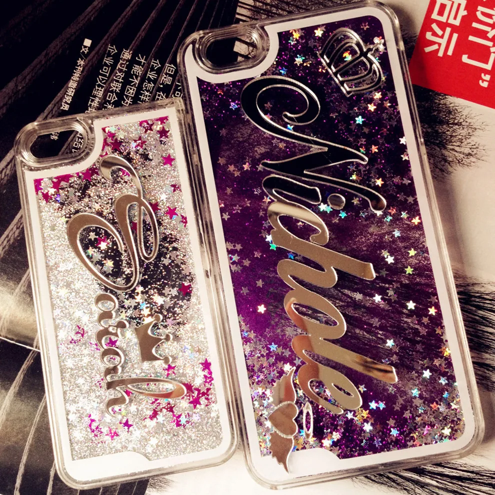 Чехол с жидким блеском для iphone 6 s 7 8 plus X Samsung Galaxy s5 s6 s7 edge s8 S9 note 4 5 8|glitter case|case for iphonecase
