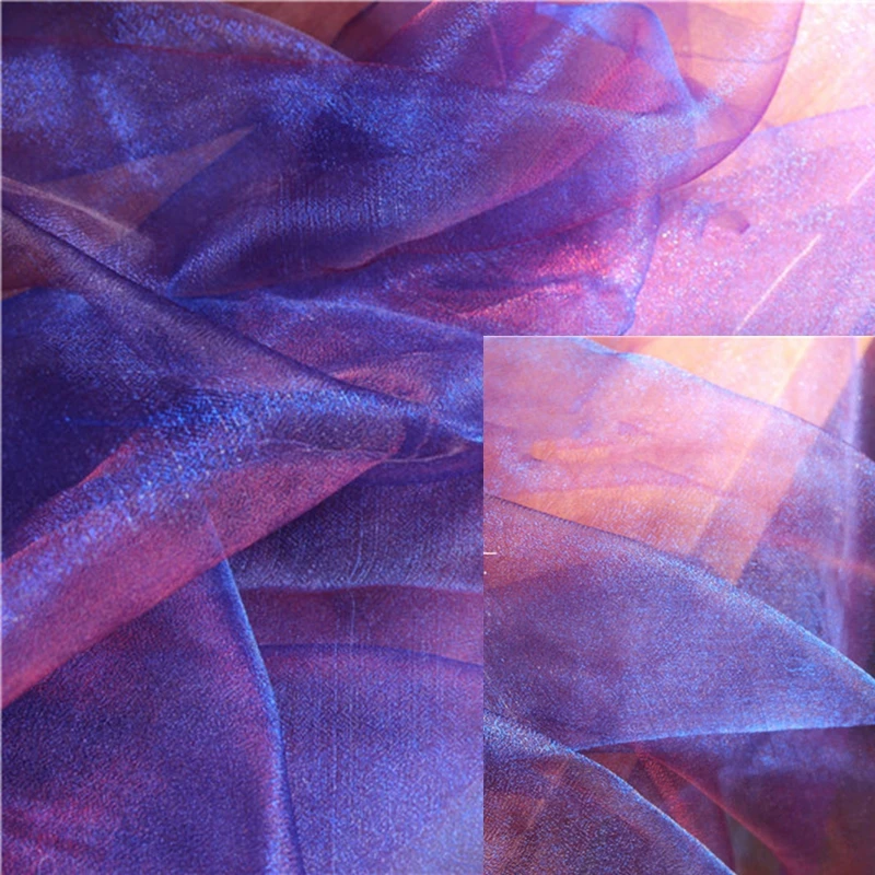 Дизайнерская Лазерная блестящая голографическая ткань для косплея декоративная