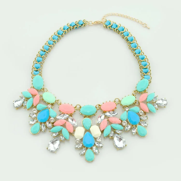 Женское Ожерелье za neckalce новый бренд nuevo crew Чокеры с драгоценными камнями цепочка