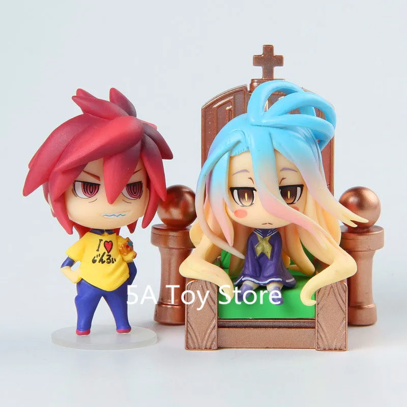 Аниме фигурки No Game Life Sora Shiro hatsuse izuna Jibril коллекционные модели игрушек куклы 6