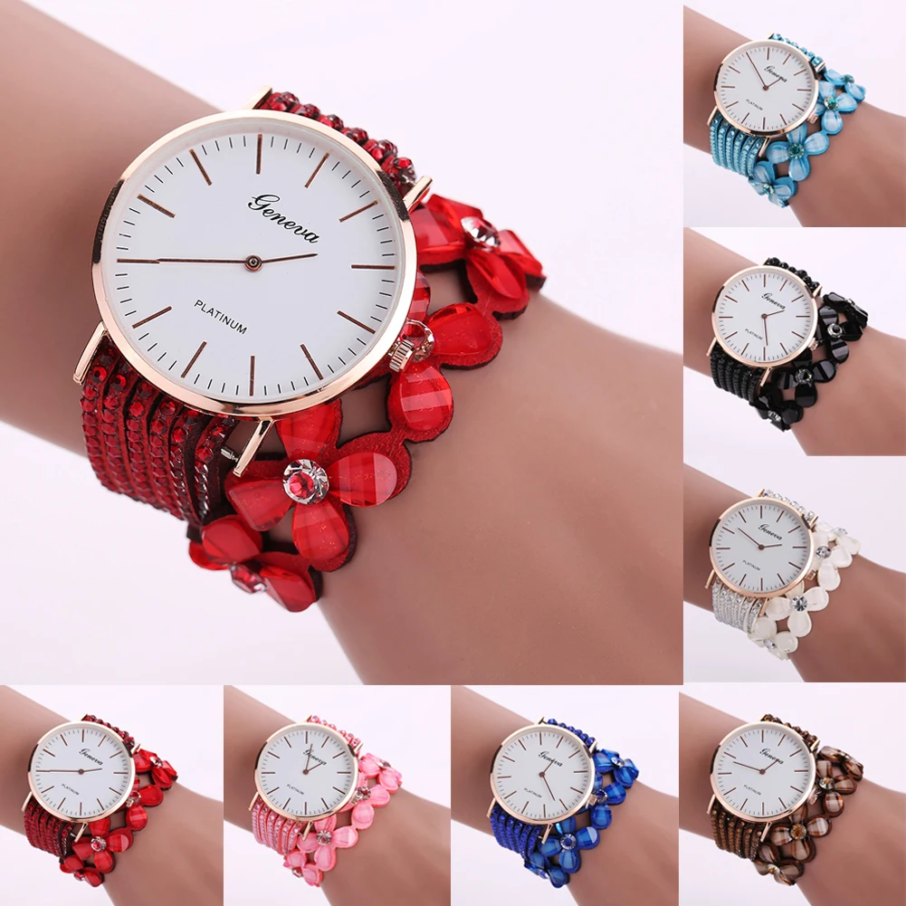 Женские повседневные кварцевые часы с циферблатом 1 38 дюйма Элегантные наручные