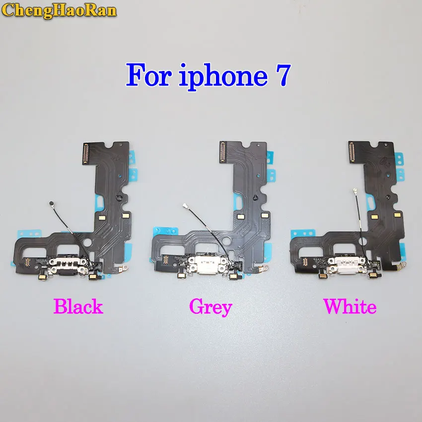 

ChengHaoRan USB Port Charger Mic Dock Connector Charging Flex Cable For iPhone 7 7plus Dock Charging Flex